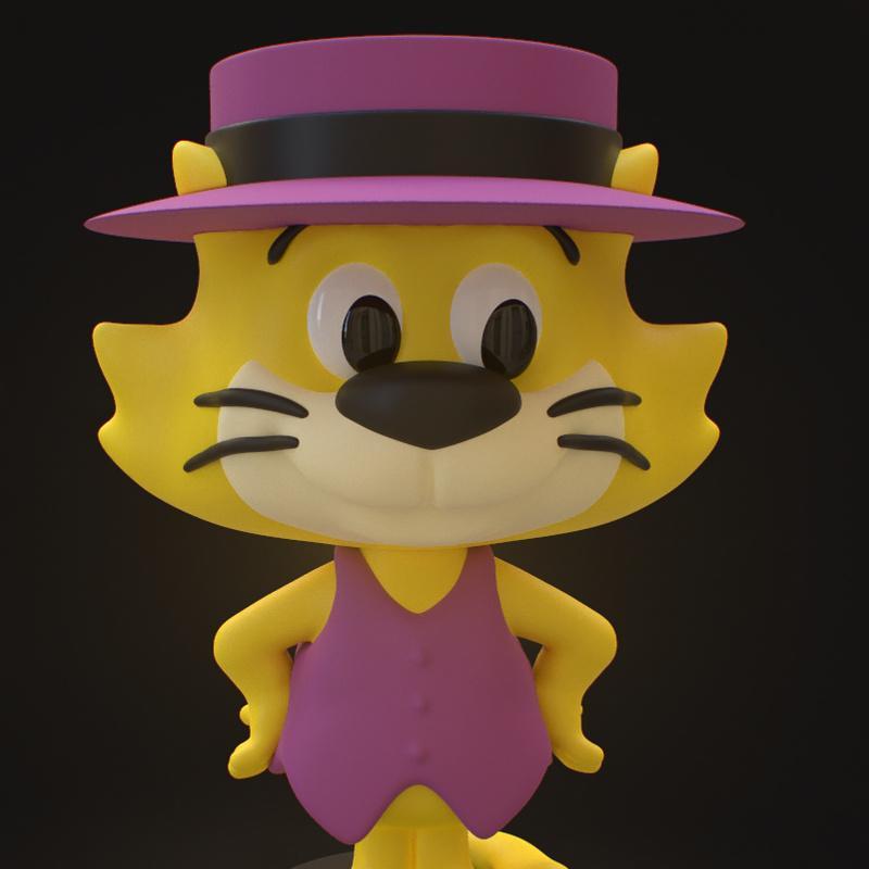 PlaKit 3D打印模型：TopCat角色动漫造型精摹版|PlaKit – TopCat – 3D Print Model