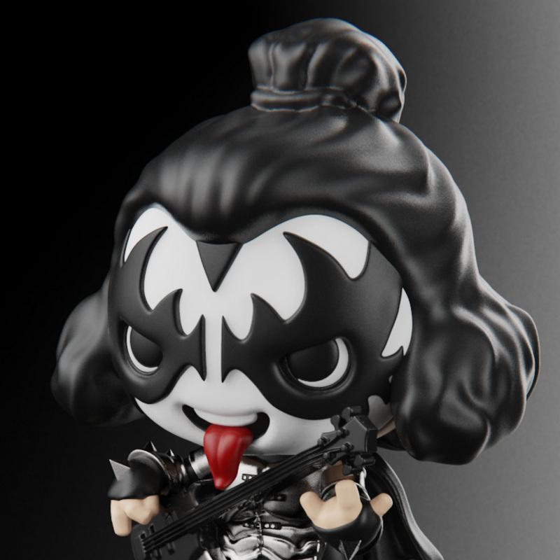 PlaKit - 3D打印模型：基因西蒙斯角色造型|PlaKit – Kiss Genesimmons – 3D Print Model