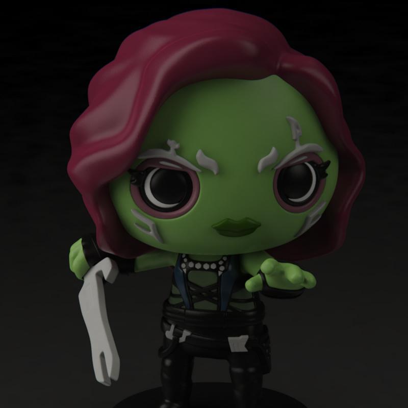 PlaKit Gamora 3D打印模型|PlaKit – Guardian of the Galaxy – Gamora – 3D Print Model