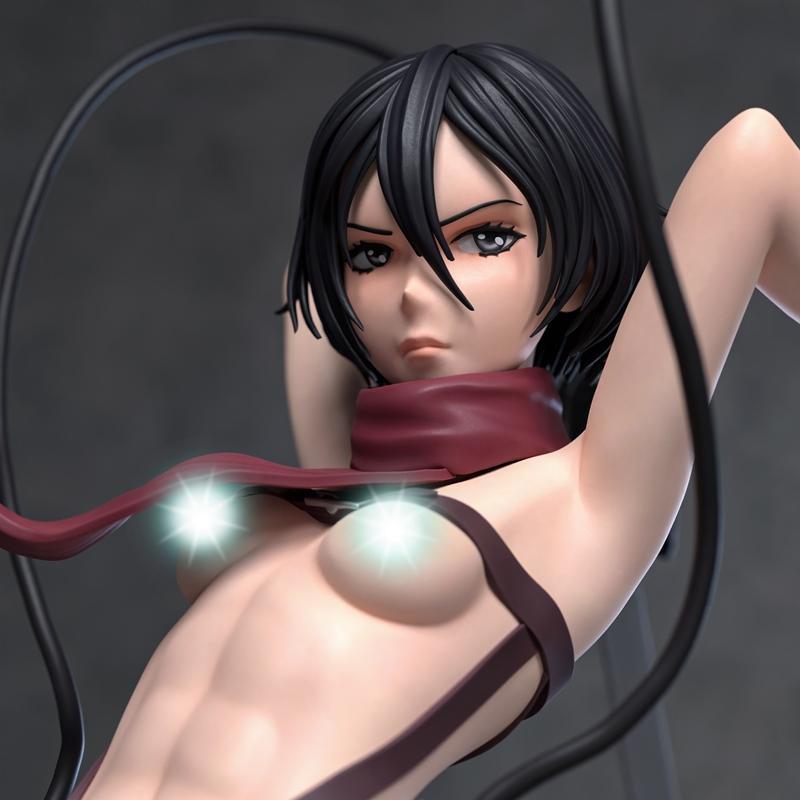 Azerama - 微萨·阿克曼 - 3D打印模型|Azerama – Mikasa Ackerman – 3D Print Model STL