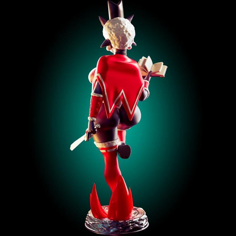 圣诞羔羊巨型少女 3D打印模型|Officer Rhu – Christmas lamb thick monster girl – 3D Print Model STL