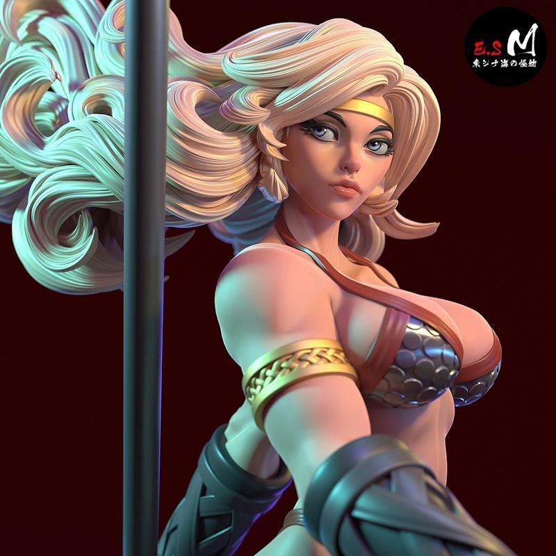 E.S.怪物 - 亚马逊 - 3D打印模型|E.S Monster – Amazon – 3D Print Model STL