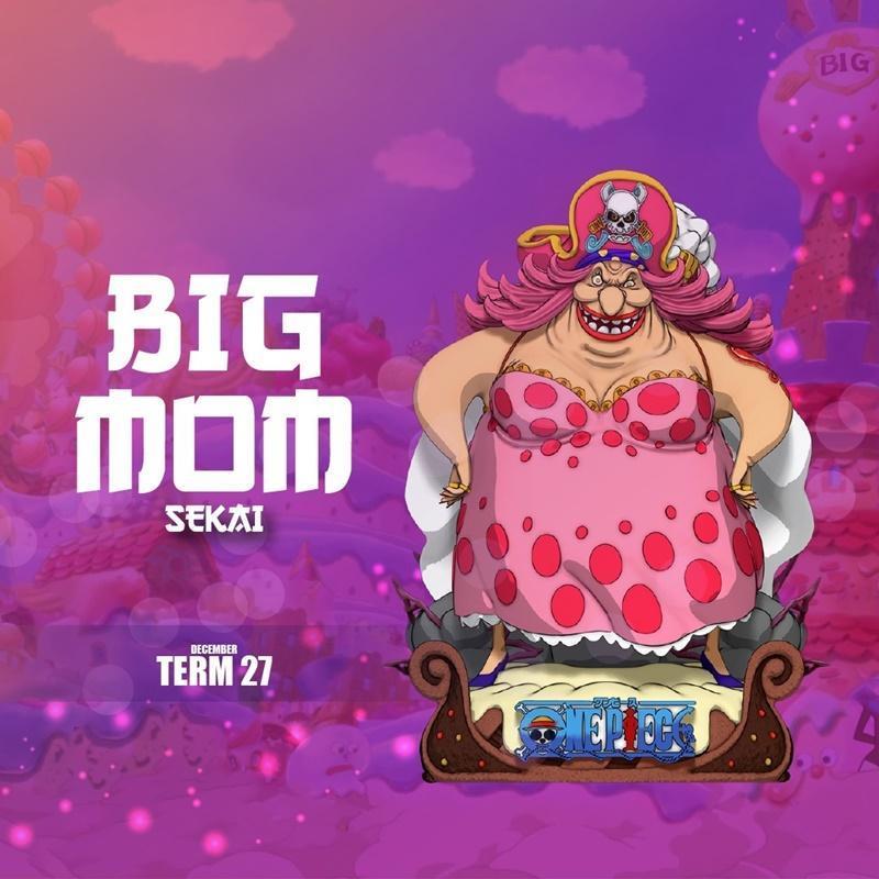 海贼王 大妈雕像 3D打印模型|Sekai – Big Mom Statue and Bust – 3D Print Model STL