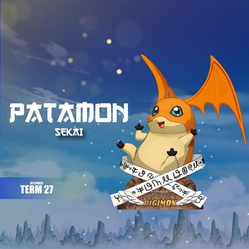 赛博朋克：帕托蒙3D打印模型|Sekai – Patamon Statue and Bust – 3D Print Model STL