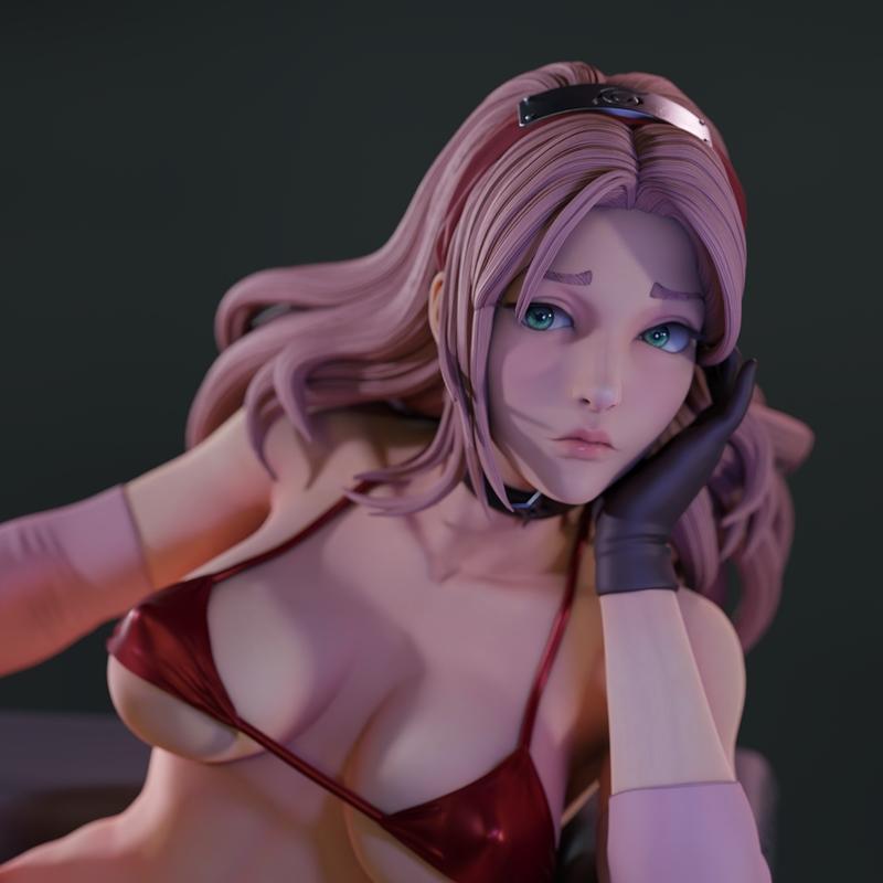 Momoji - 美少女樱之3D打印模型|Momoji – Sakura – 3D Print Model STL