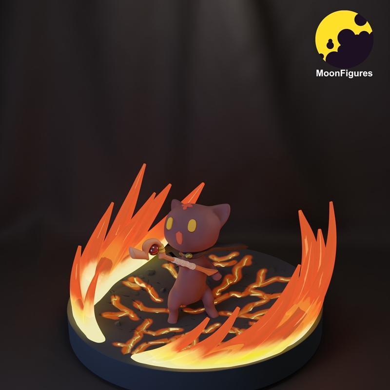 月之图腾——《咒术回战》3D打印模型|MoonFigures – Chomusuke – konosuba – 3D Print Model STL