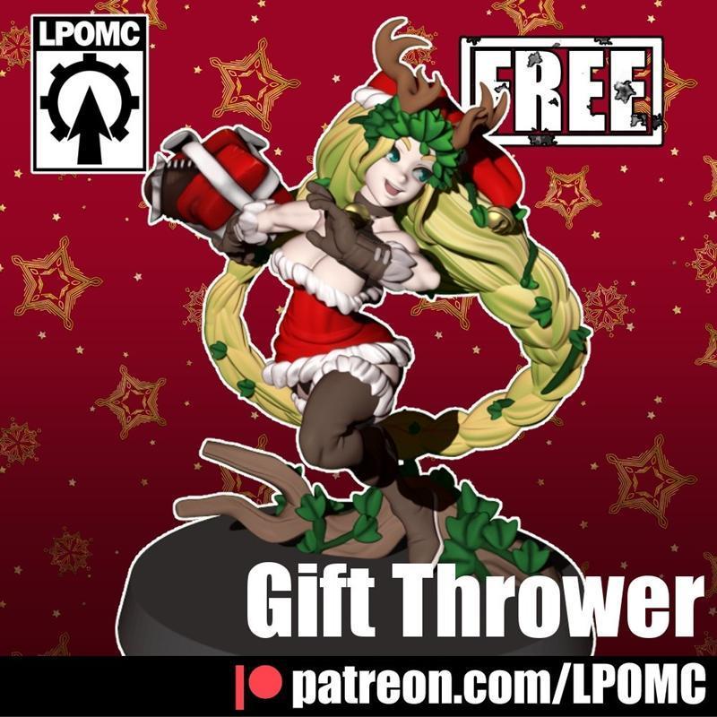 LPOMC 圣诞礼物投掷者 3D打印模型|LPOMC – Christmas Gift Thrower – 3D Print Model STL