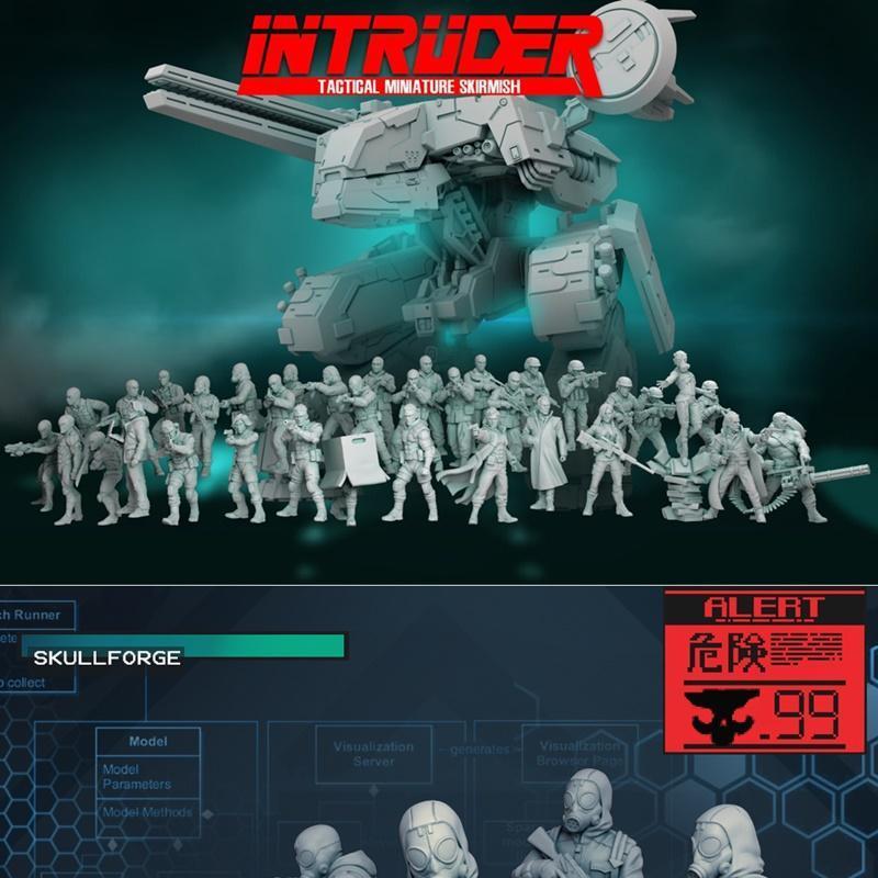 Skullforge Studios《入侵者》角色3D打印模型|Skullforge Studios – Release 2 Intruder December 2023 – 3D Print Model STL
