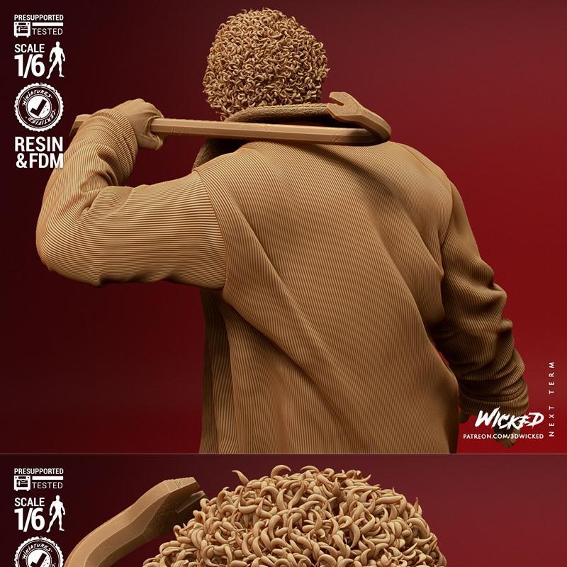 Wicked - 魔法奇缘 3D打印模型|Wicked – Marv HA Sculpture – 3D Print Model STL