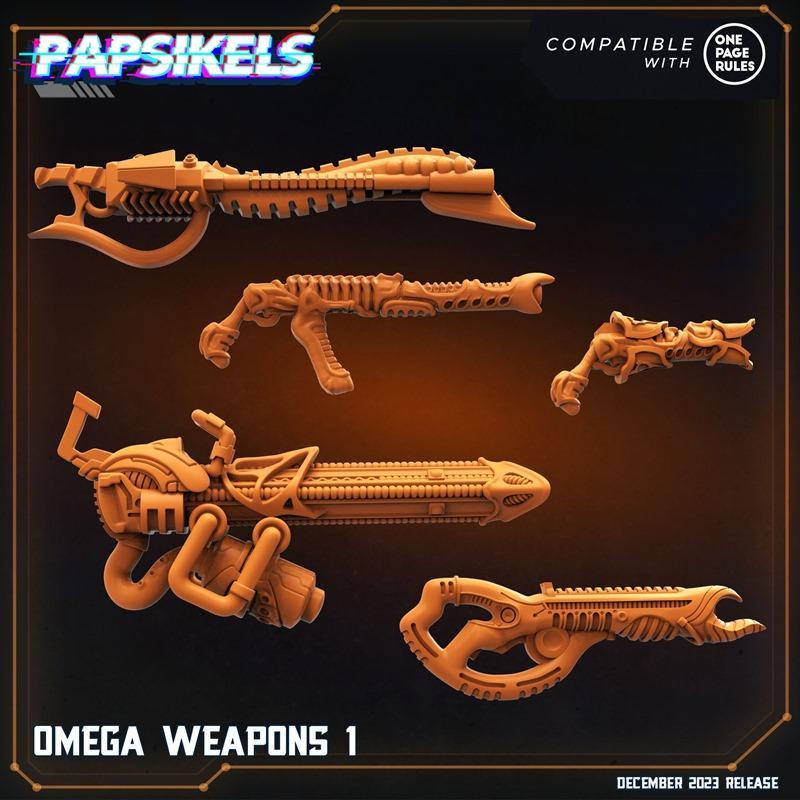 Papsikels迷你模型——omega军团12月2023款3D打印模型|Papsikels Miniatures – Omega Army December 2023 – 3D Print Model STL