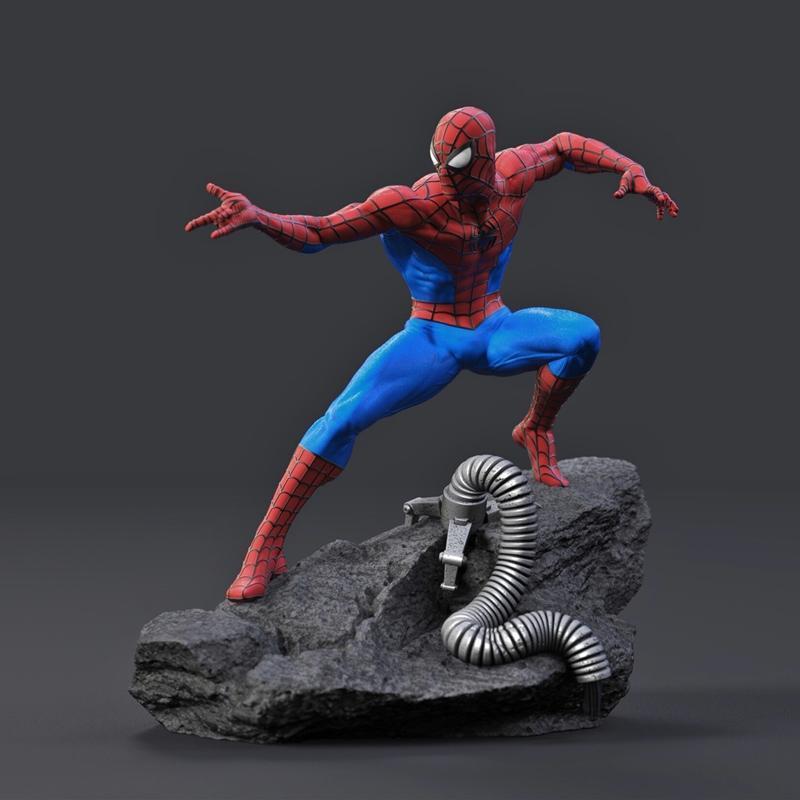 蜘蛛侠经典款3D打印模型|Spiderman Classic – 3D Print Model STL
