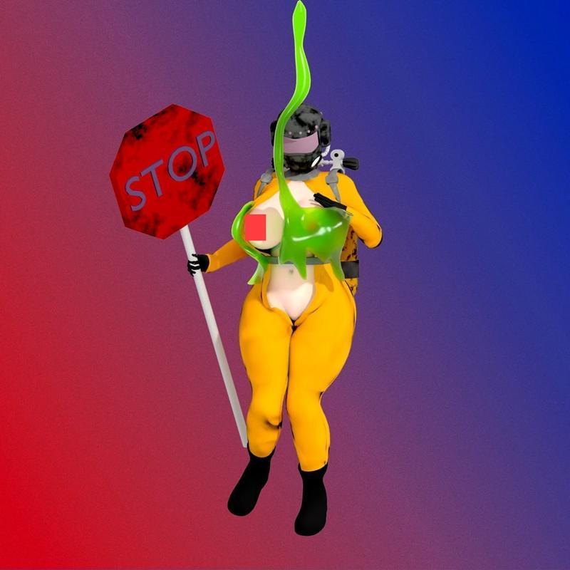 致命公司与卡罗·斯黛拉 3D打印模型|Hazmat Girl Lethal Company and Karo Stella – 3D Print Model STL