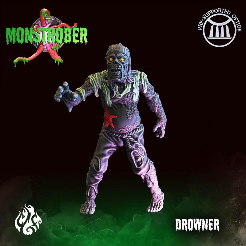 Drowner 3D打印模型：动漫角色立体造型|Drowner – 3D Print Model