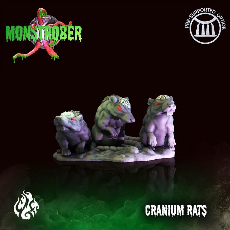 颅骨鼠——3D打印模型|Cranium Rats – 3D Print Model