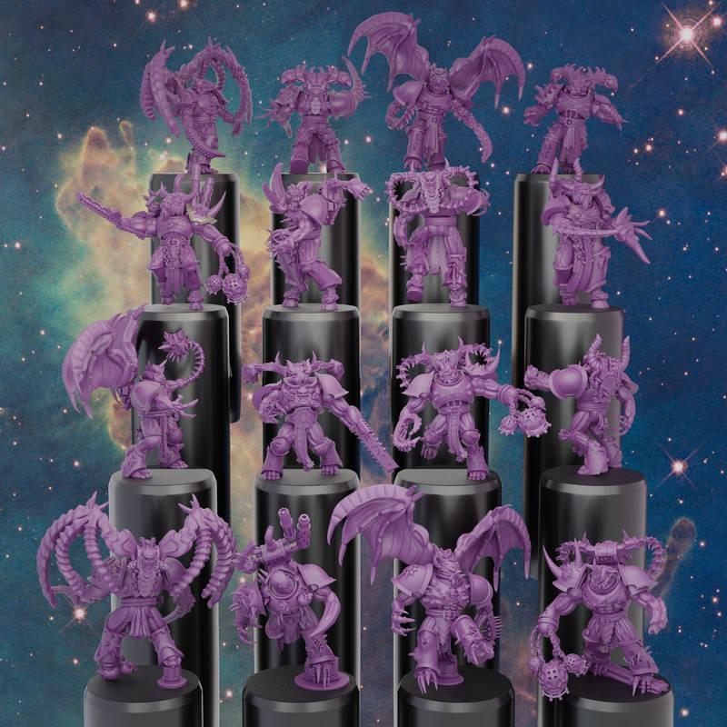 《The Harvesters：被诅咒的叛徒 3D打印模型》|The Harvesters – Possessed Traitors – 3D Print Model