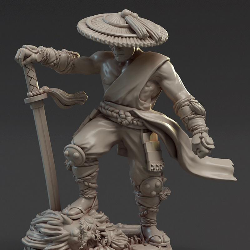 武士——3D打印模型|Samurai – 3D Print Model