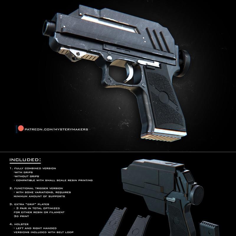 DC 17 实景版 3D打印模型|DC 17 Realistic Version – 3D Print Model STL