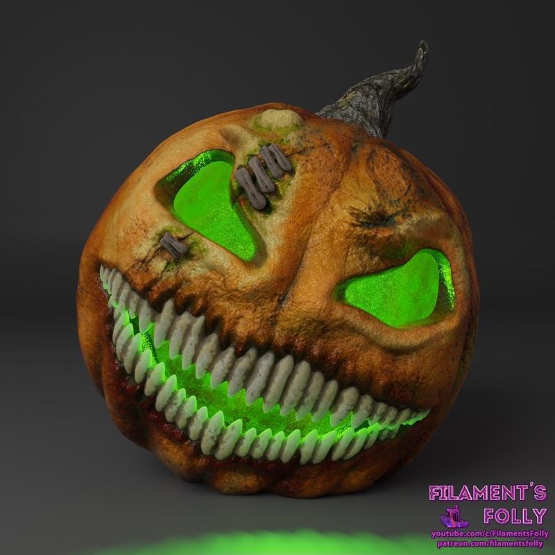 杰克奥特曼 3D打印模型|Jack o Lantern – 3D Print Model STL