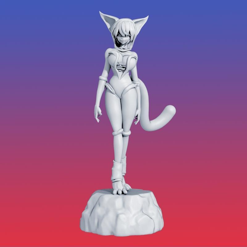 Akartu Vr Sculpt重制版 与 Kunoichi屋顶角色 3D打印模型|Akartu Vr Sculpt Remake 2 and Kunoichi Rooftop Figure – DNF Duel – 3D Print Model STL