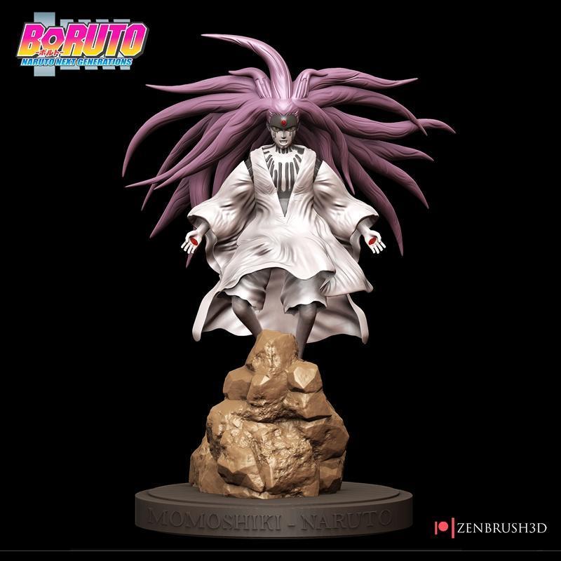 博人传：鸣人与宇智波斑3D打印模型|Momoshiki Otsutsuki – Boruto – 3D Print Model STL