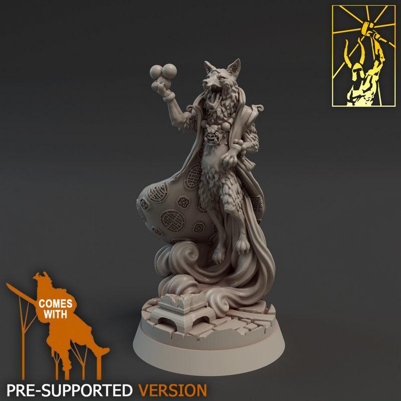 Kitsune - 3D打印动漫角色模型|Kitsune – 3D Print Model