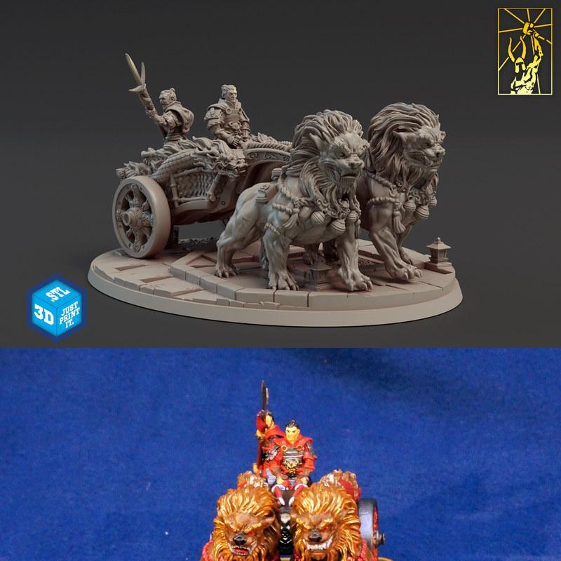 Chariot – 3D打印模型：赛博战车系列角色造型|Chariot – 3D Print Model