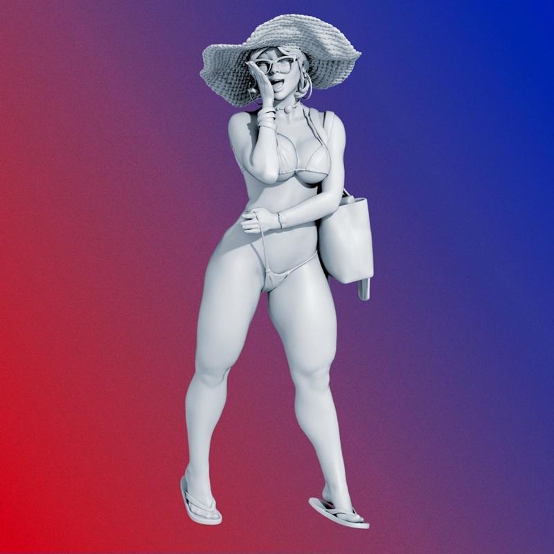 伊帕内玛女孩与乔莉妮·弗拉赫特Avatar 3D打印模型|Ipanema Girl and Jolyne Vrchat Avatar – 3D Print Model STL