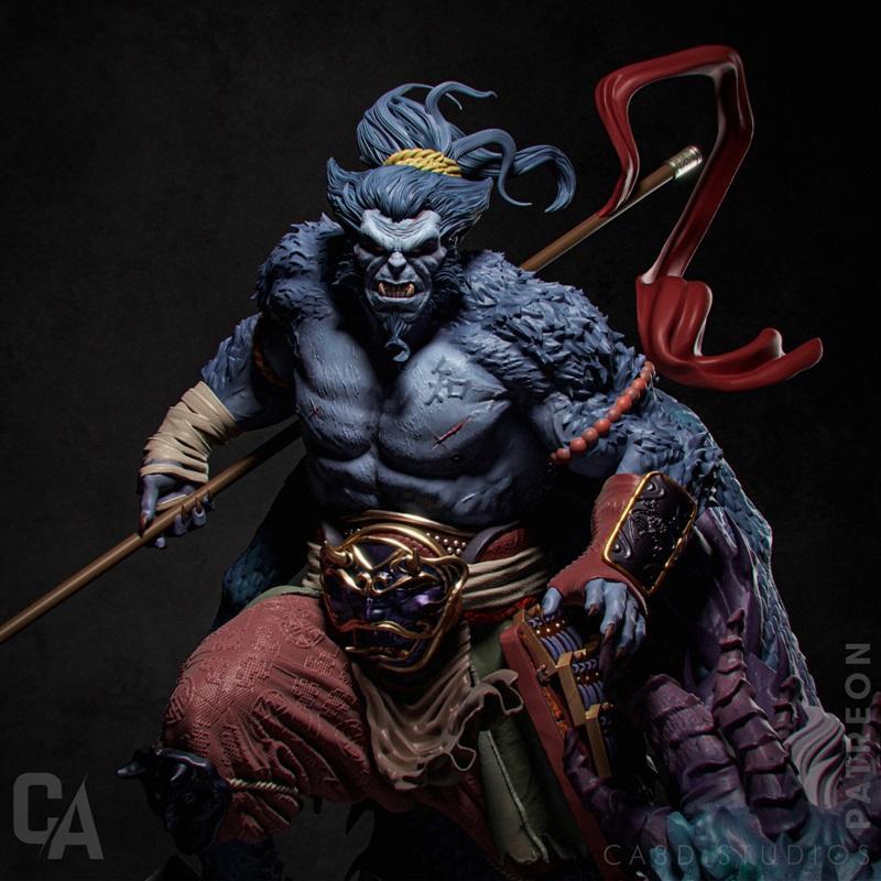 Ca 3D工作室 - 大怪兽忍者 - 3D打印模型|Ca 3d Studios – Beast Samurai – 3D Print Model STL
