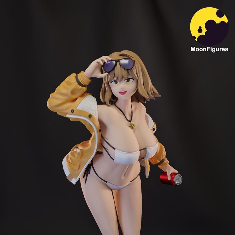 月之图腾——尼克系列动漫角色3D打印模型|MoonFigures – Nikke Anis – 3D Print Model STL