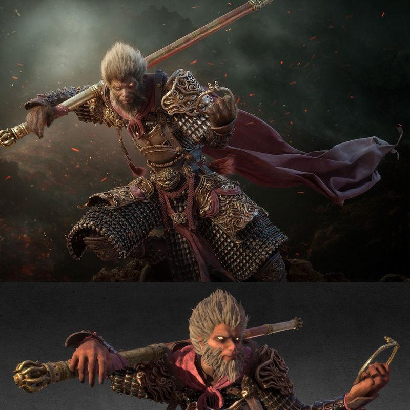 美猴王3D打印模型|The Monkey King – 3D Print Model