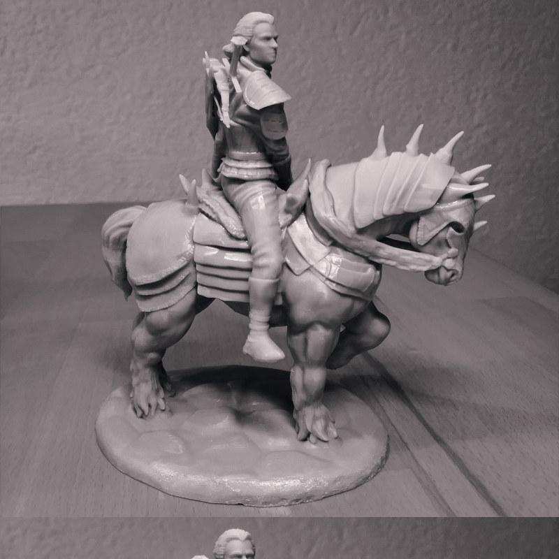 女巫猎人杰洛特 3D打印模型|Geralt the Witcher – 3D Print Model