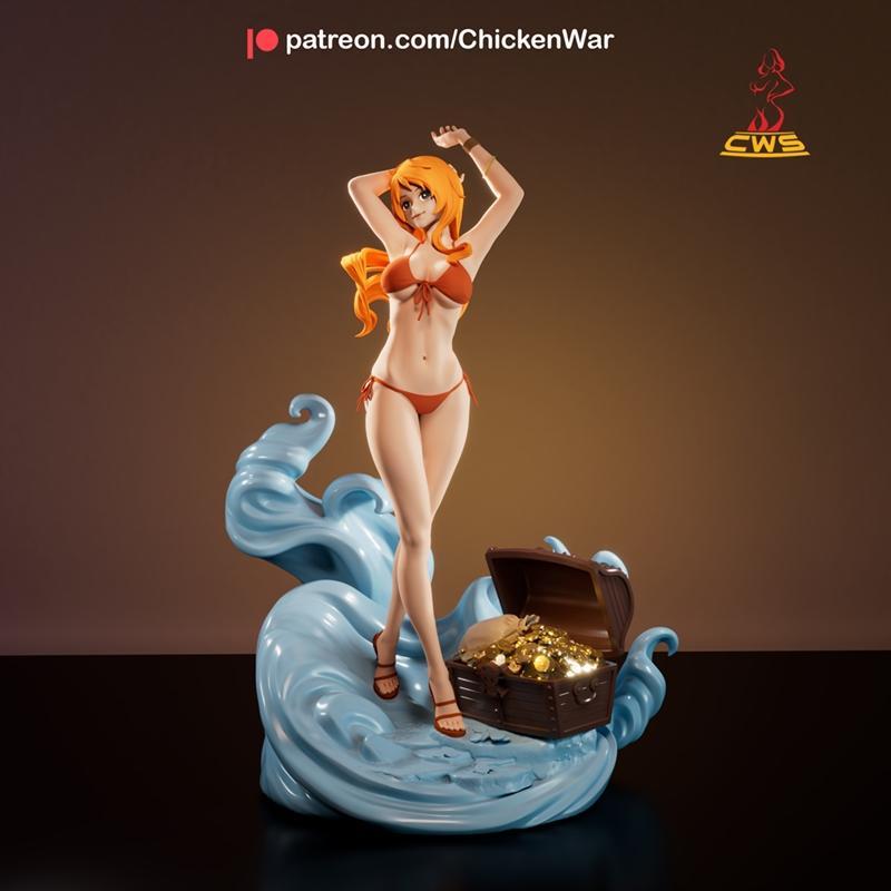 CW Studio - 佳乃 - 3D打印模型|CW Studio – Nami – 3D Print Model STL