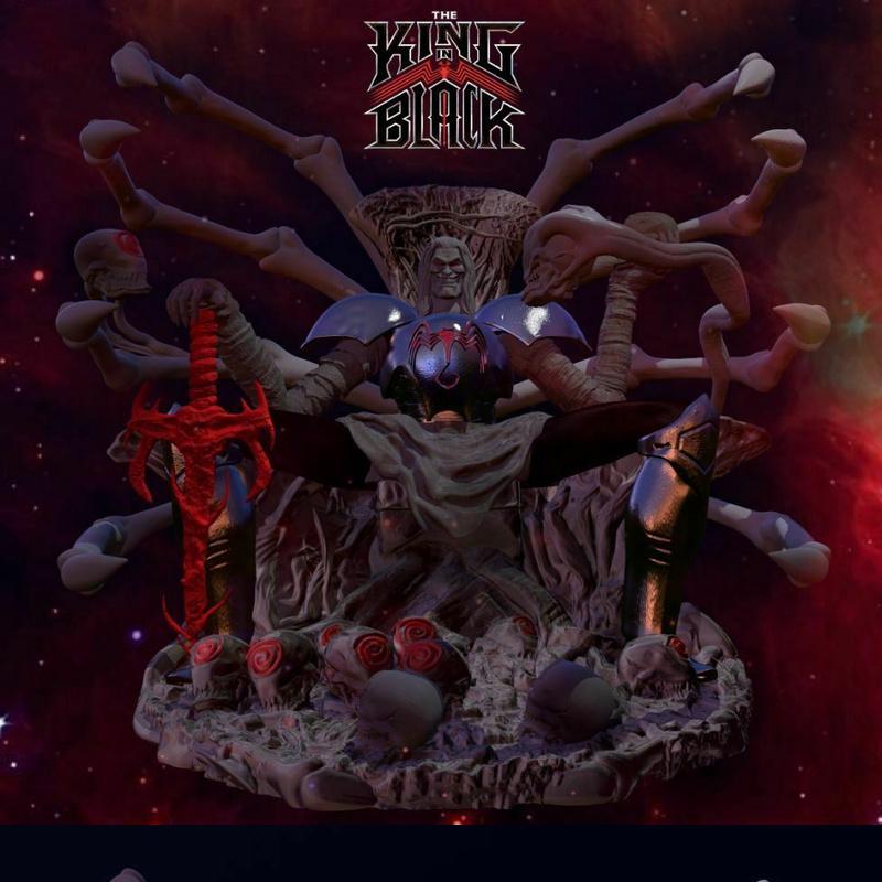 Knull——共生体之神 3D打印模型|Knull the God of Symbiotes – 3D Print Model