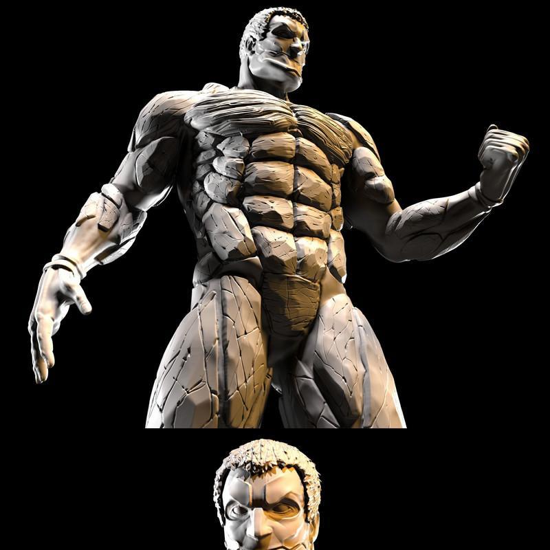 《进击的巨人》3D打印装甲巨人模型|Armored Titan – Shingeki no Kyojin – 3D Print Model