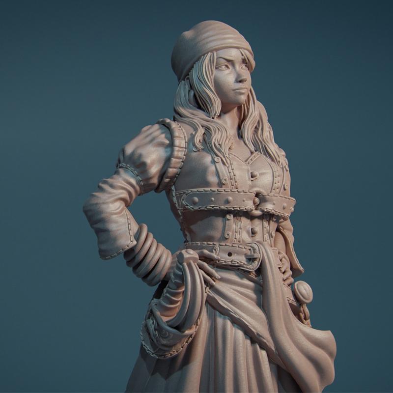 Nerikson 机器人少女 3D打印模型|Nerikson – Robber Girl – 3D Print Model STL