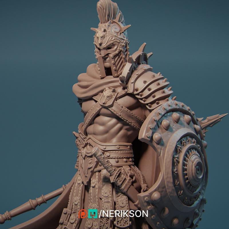 Nerikson 3D打印模型：Ares角色精修版|Nerikson – Ares – 3D Print Model STL