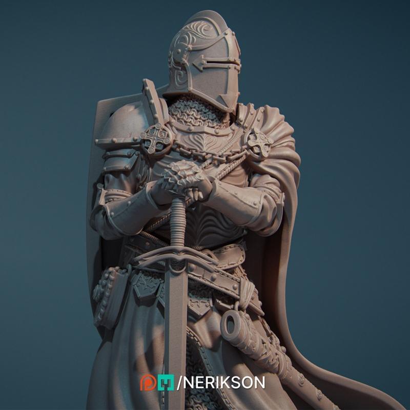 Nerikson – 伊凡赫：孤胆骑士 3D打印模型|Nerikson – Ivanhoe the Lone Knight – 3D Print Model STL