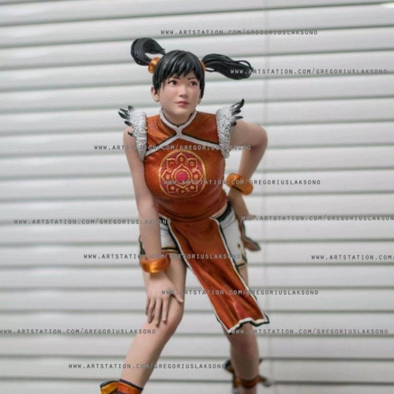 《Tekken绫崎飒 3D打印模型》|Ling Xiaoyu from Tekken – 3D Print Model