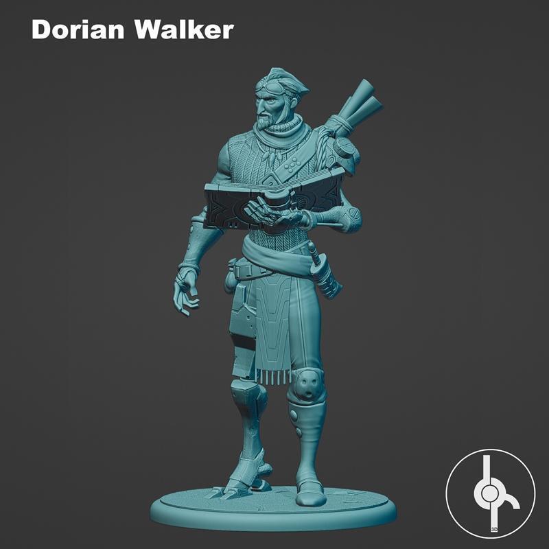 Wildstar - 多里安·沃克 - 3D打印模型|Wildstar – Dorian Walker – 3D Print Model STL