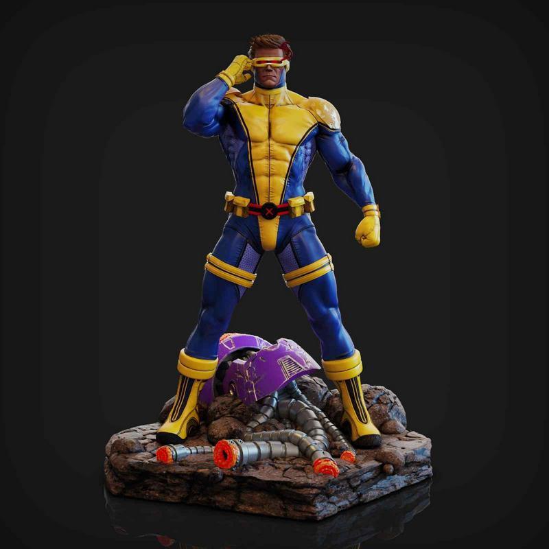 X战警-暴风龙-3D打印模型|X-Men – Cyclops – 3D Print Model