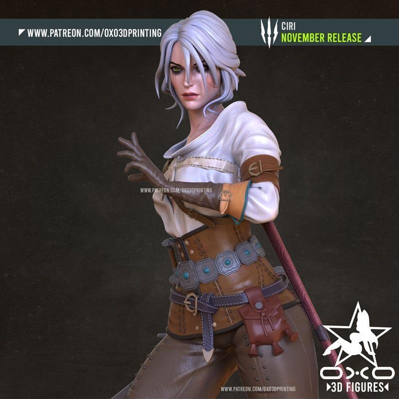 OXO3D - Ciri - 3D打印模型|OXO3D – Ciri – 3D Print Model STL