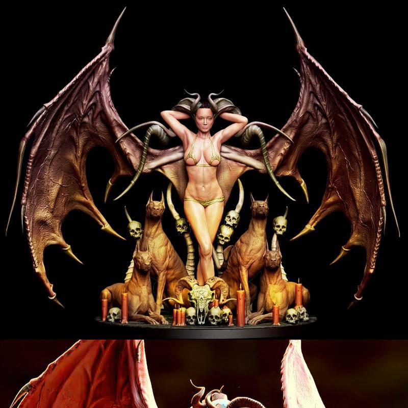 Printomancer莉莉丝3D打印模型|Printomancer – Lilith – 3D Print Model