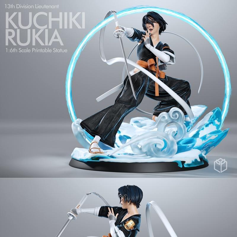 BLEACH 阿修罗 3D打印模型|Moyashi Studios – Bleach Rukia – 3D Print Model STL