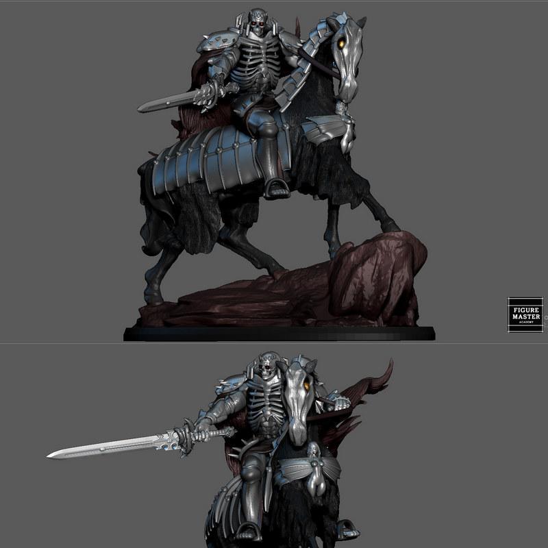 《恶魔人 Skull Knight 3D打印模型》|Berserk Skull Knight – 3D Print Model