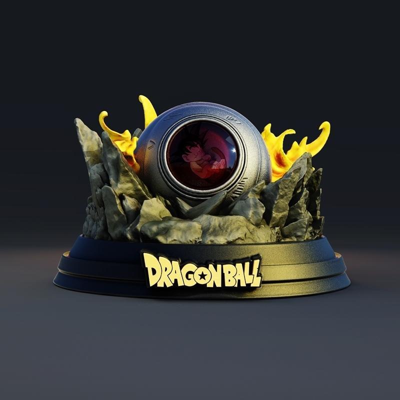 龙珠3D打印模型|Arrival Dragon Ball – 3D Print Model