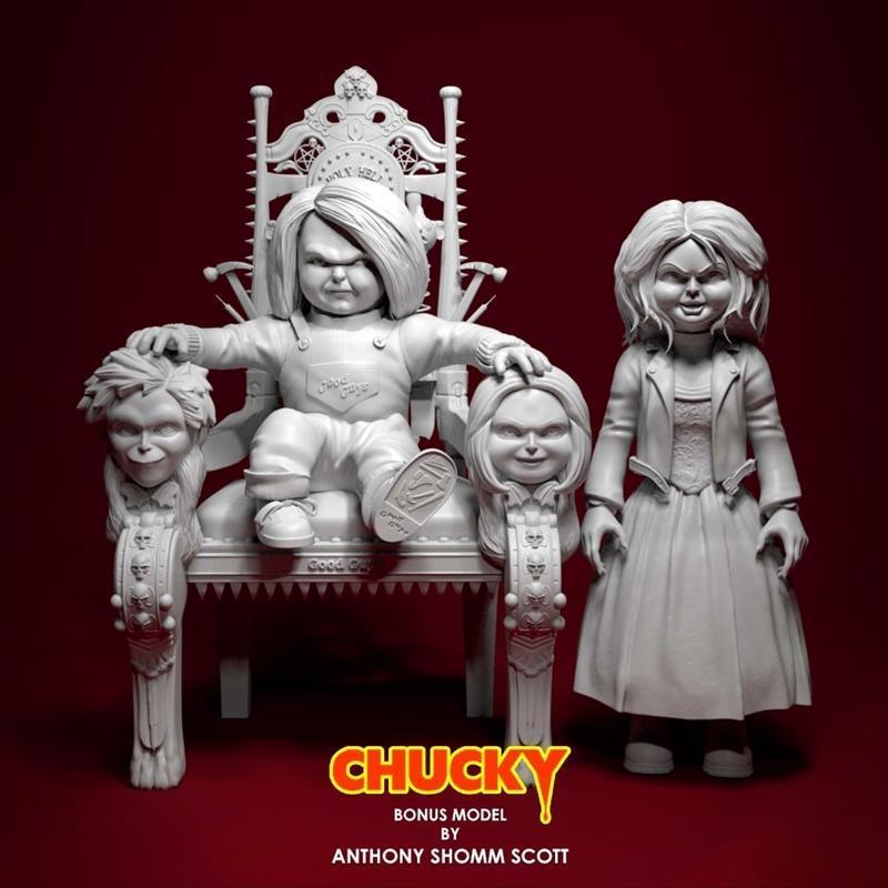 奇克 3D打印模型|Chucky – 3D Print Model STL