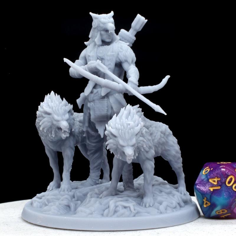 Matoka夜狼——3D打印模型|Matoka the Nightwolf – 3D Print Model