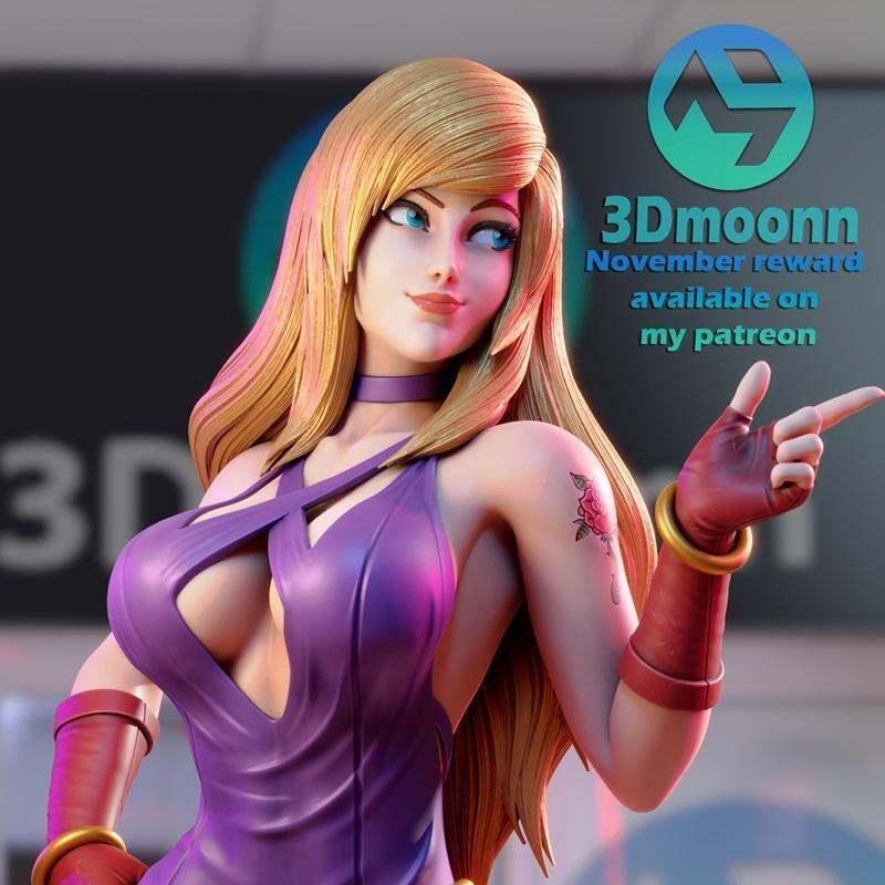 3D打印模型：B.Jennet 3D打印角色模型|3Dmoonn – B.Jennet – 3D Print Model STL