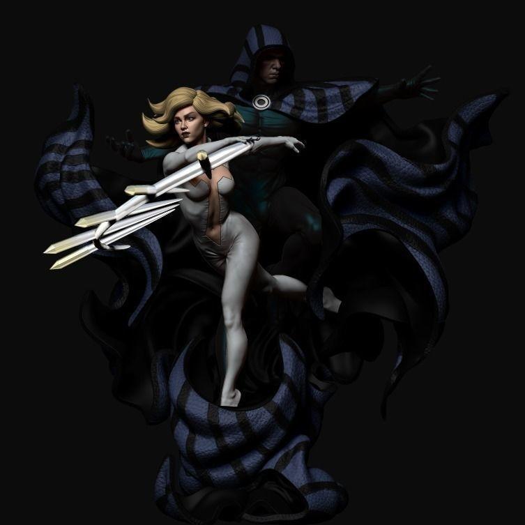 cloak与暗刃 3D打印模型|Cloak and Dagger – 3D Print Model STL