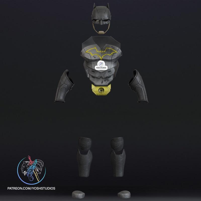 蝙蝠侠3D打印模型|Detective Batman Costume – 3D Print Model STL